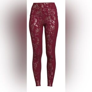 Avia Women's High Waist Legging With Side Pockets. Size large 12/14.